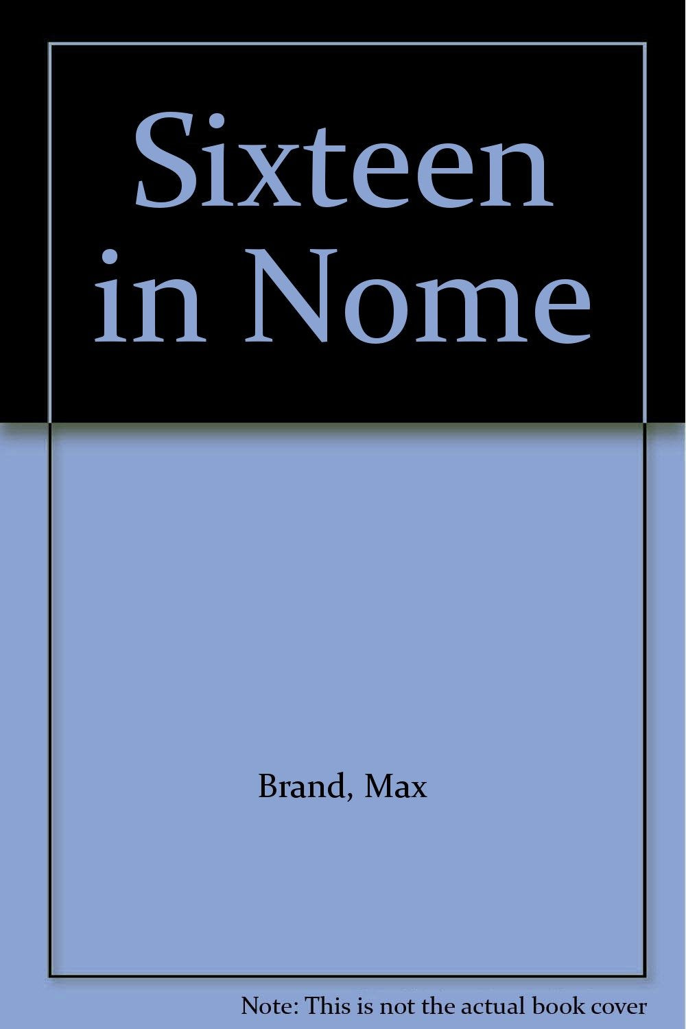 Sixteen in Nome Contemporary literature