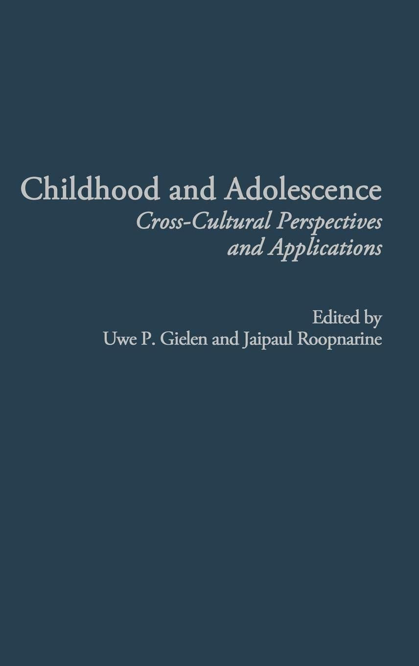 Childhood and Adolescence: Cross-Cultural Perspectives and Applications (Advances in Applied Developmental Psychology, 23, Band 23) Media & Communication