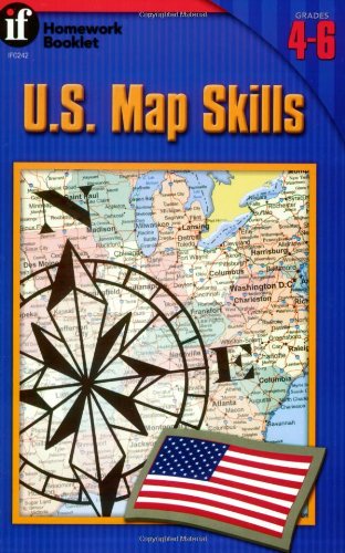 Product Image: U.S. Map Skills, Grades 5-8 (Homework Booklets)