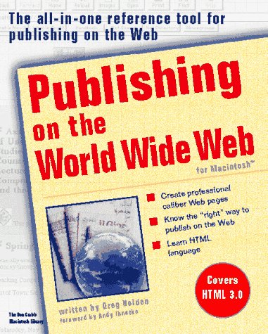 Product Image: Publishing on the World Wide Web for Macintosh