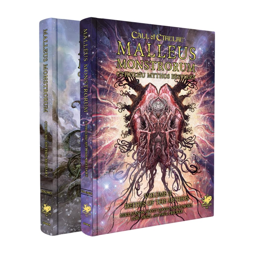 The Malleus Monstrorum Slipcase Set – Cthulhu Mythos Bestiary for Call of Cthulhu RPG | 7th Edition Two-Volume Hardcover Books