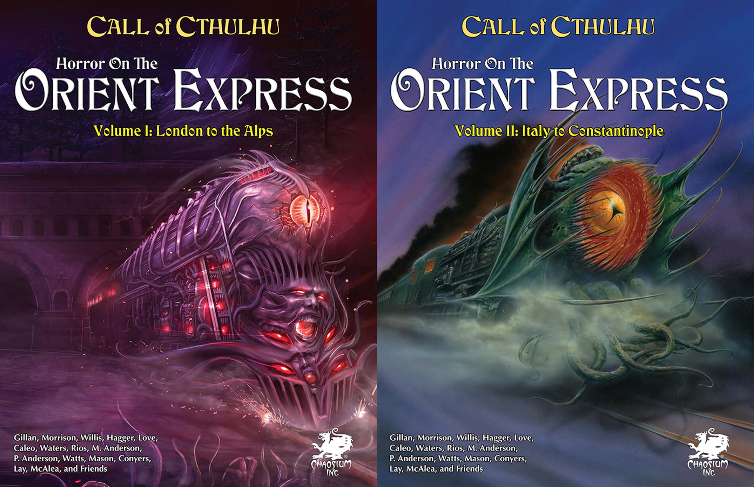 Call of Cthulhu Horror on the Orient Express 2 Set Books