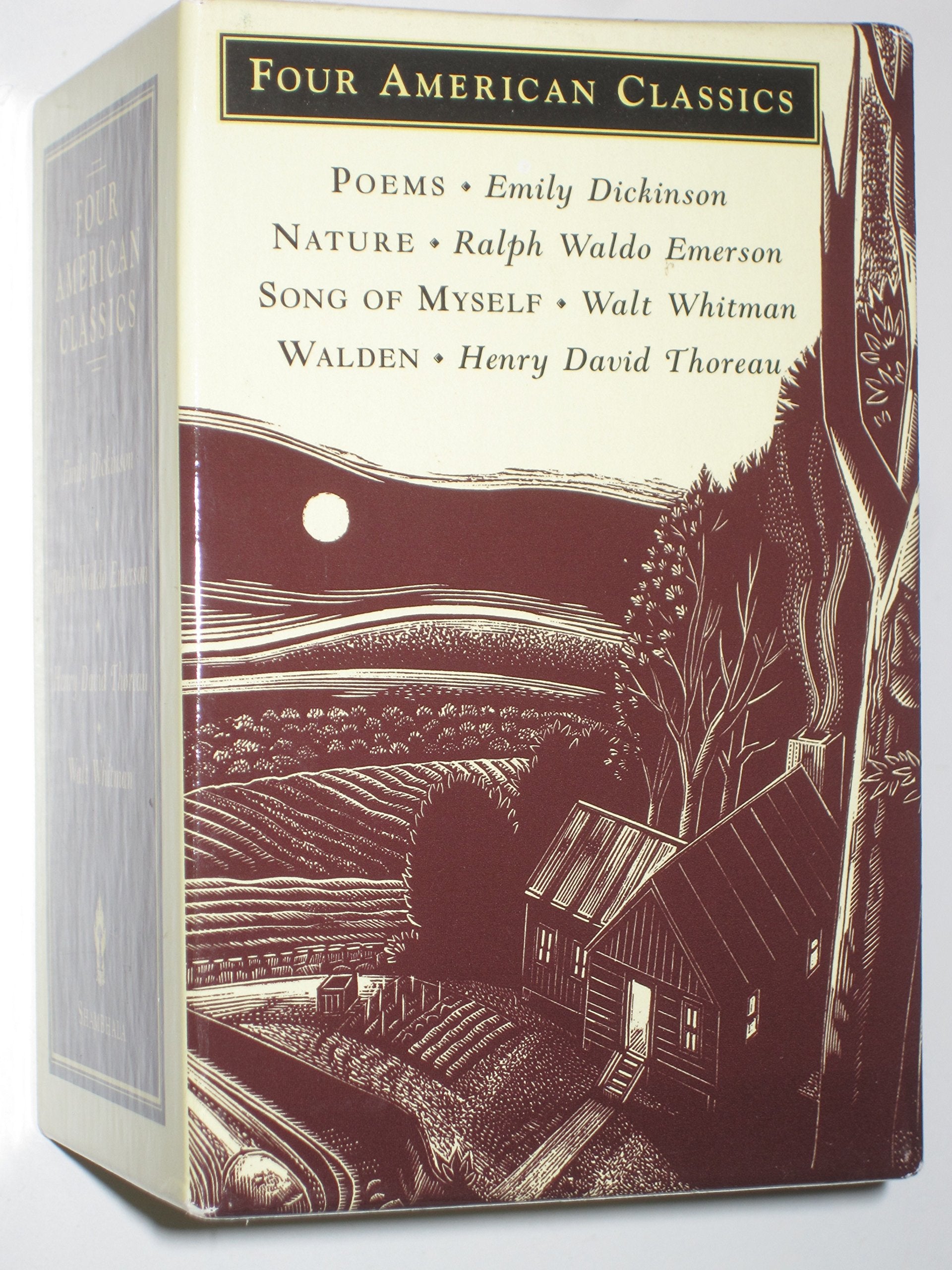 Four American Classics: Poems/Nature/Song of Myself/Walden (Shambhala Pocket Classics) Contemporary literature