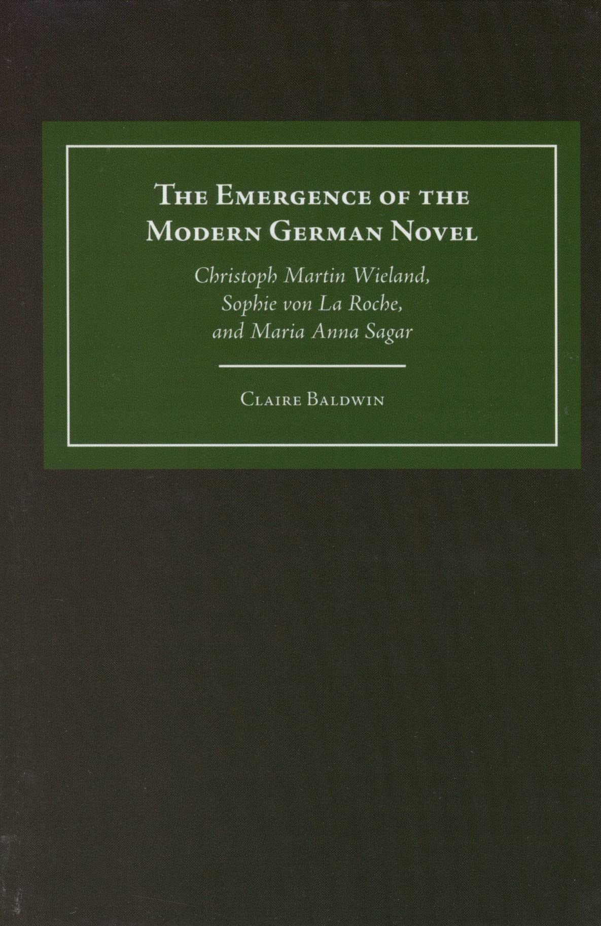 The Emergence of the Modern German Novel Social Sciences