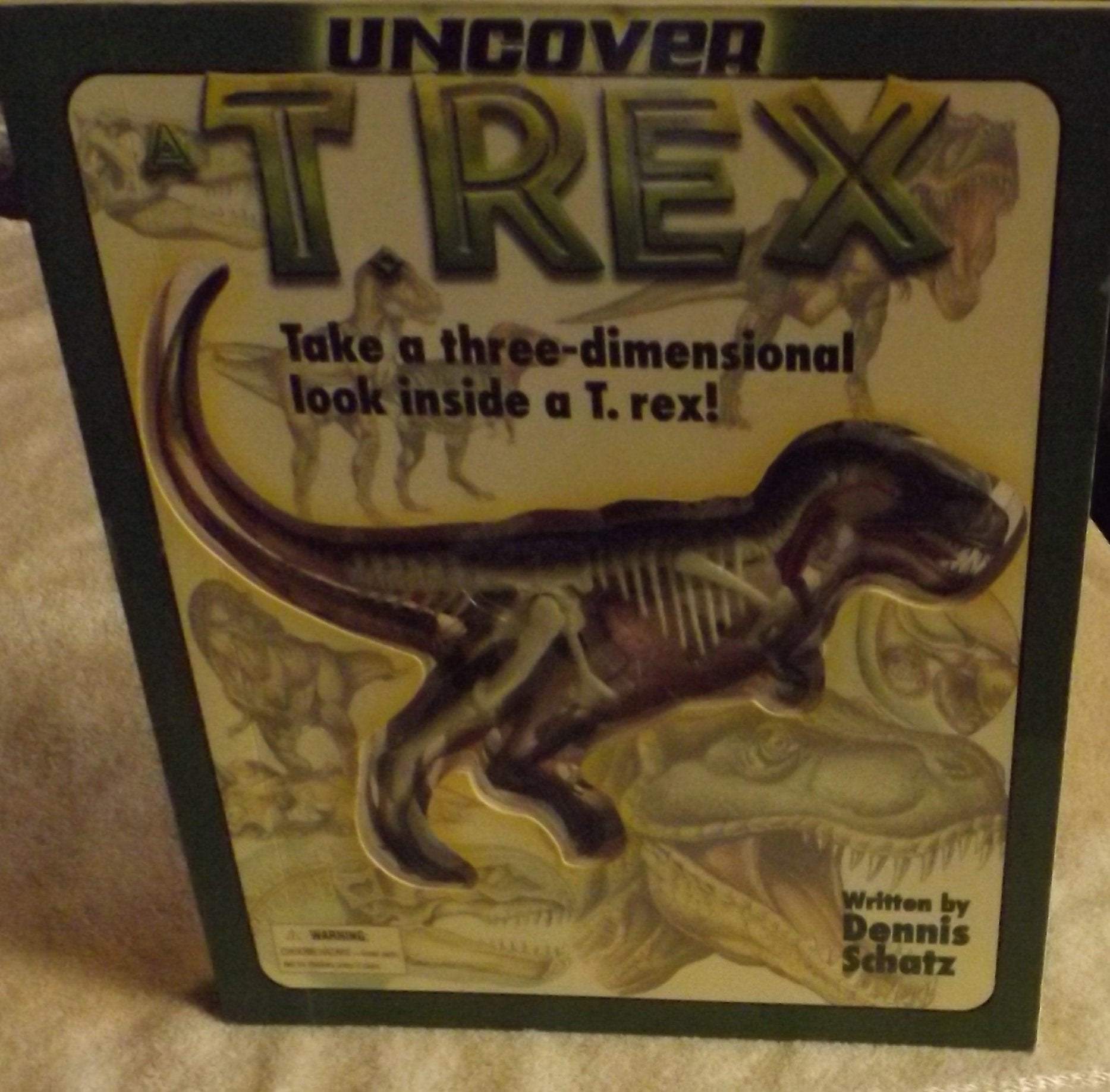 Uncover a T-Rex: Take a Three-Dimensional Look Inside a T.Rex! (Uncover It Series) Non-fiction