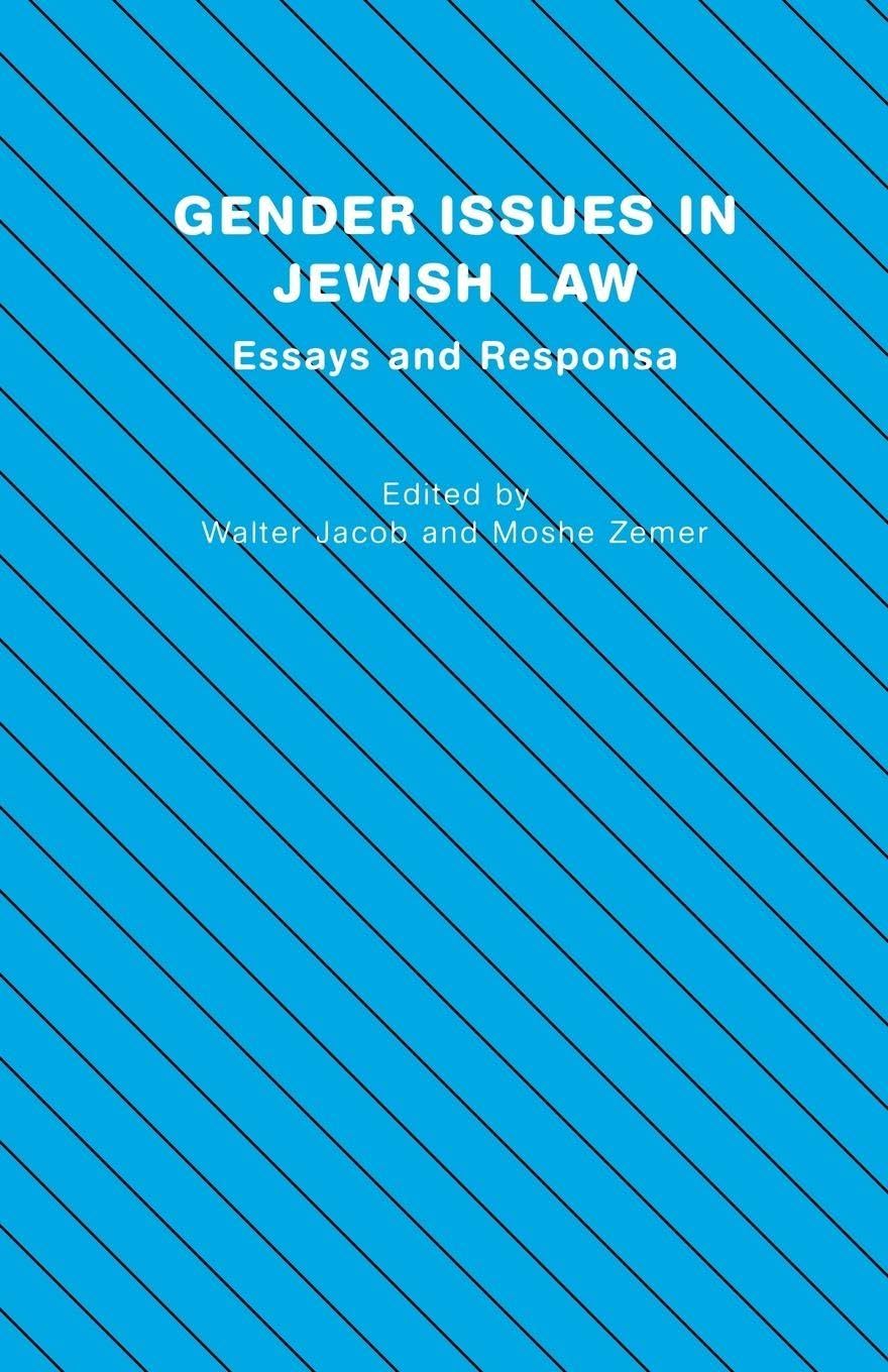 Gender Issues in Jewish Law book