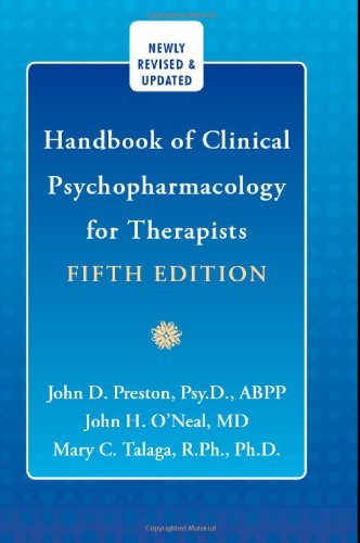 Handbook of Clinical Psychopharmacology for Thearpists Medicine