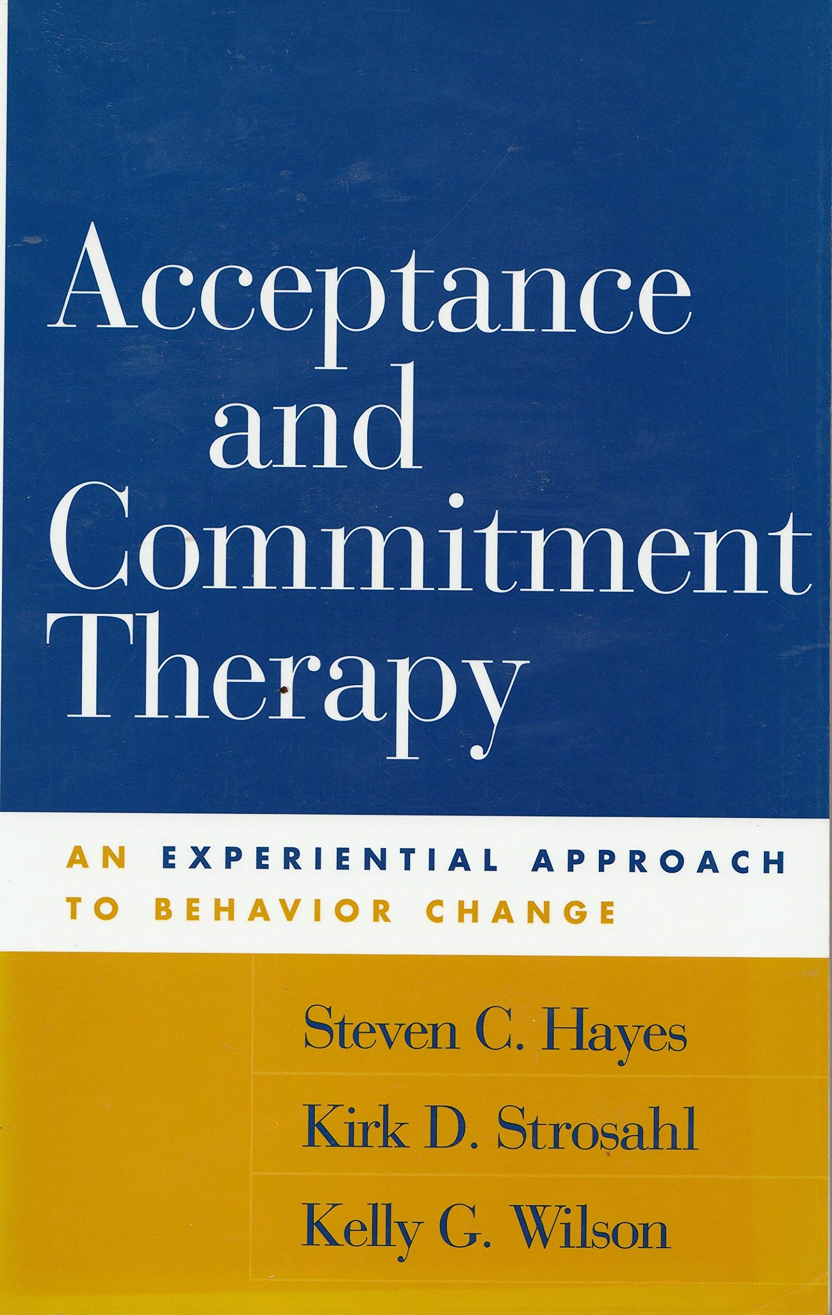 Acceptance and Commitment Therapy: An Experiential Approach to Behavior Change: The Process and Practice of Mindful Change Psychology