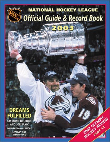 The National Hockey League Official Guide and Record Book 2002-2003 Leisure & Fun