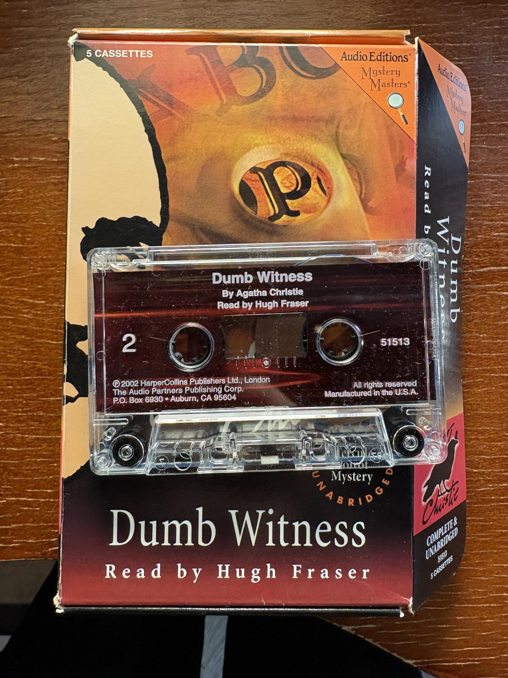 Dumb Witness: A Hercule Poirot Mystery (Mystery Masters) Detective & CSI