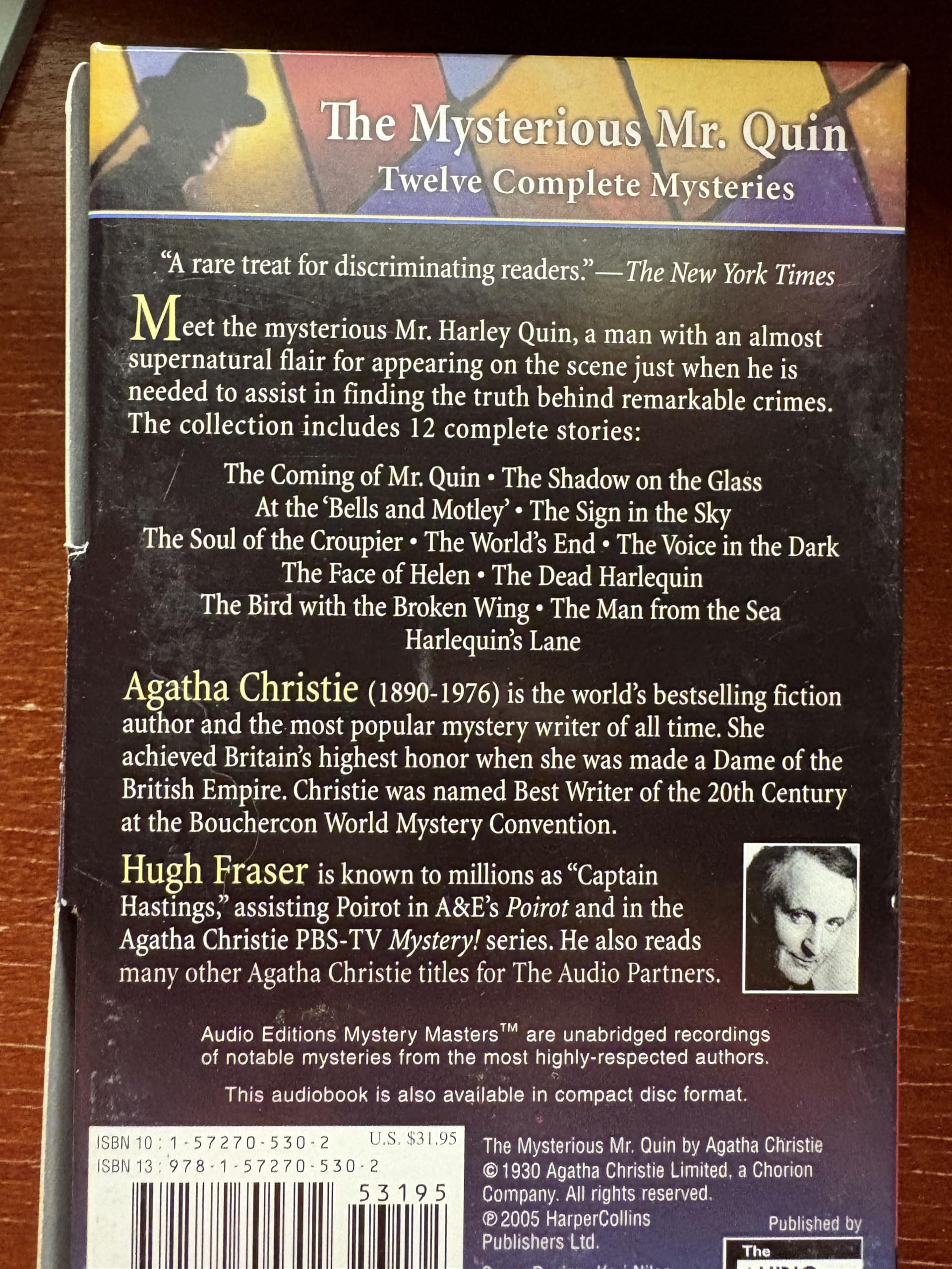 Mysterious Mr. Quin: Twelve Complete Mysteries (Mystery Masters) Essays & Short Stories