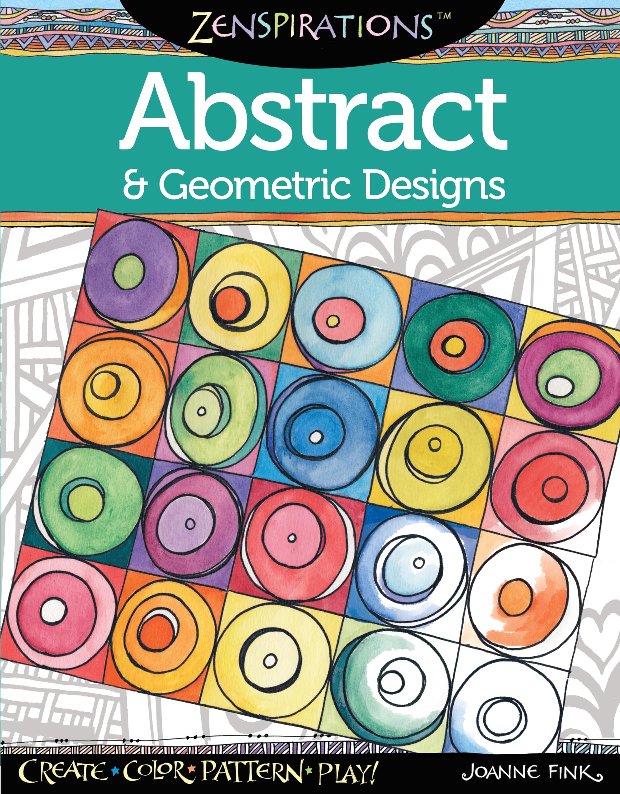 Zenspirations Coloring Book Abstract & Geometric Designs book