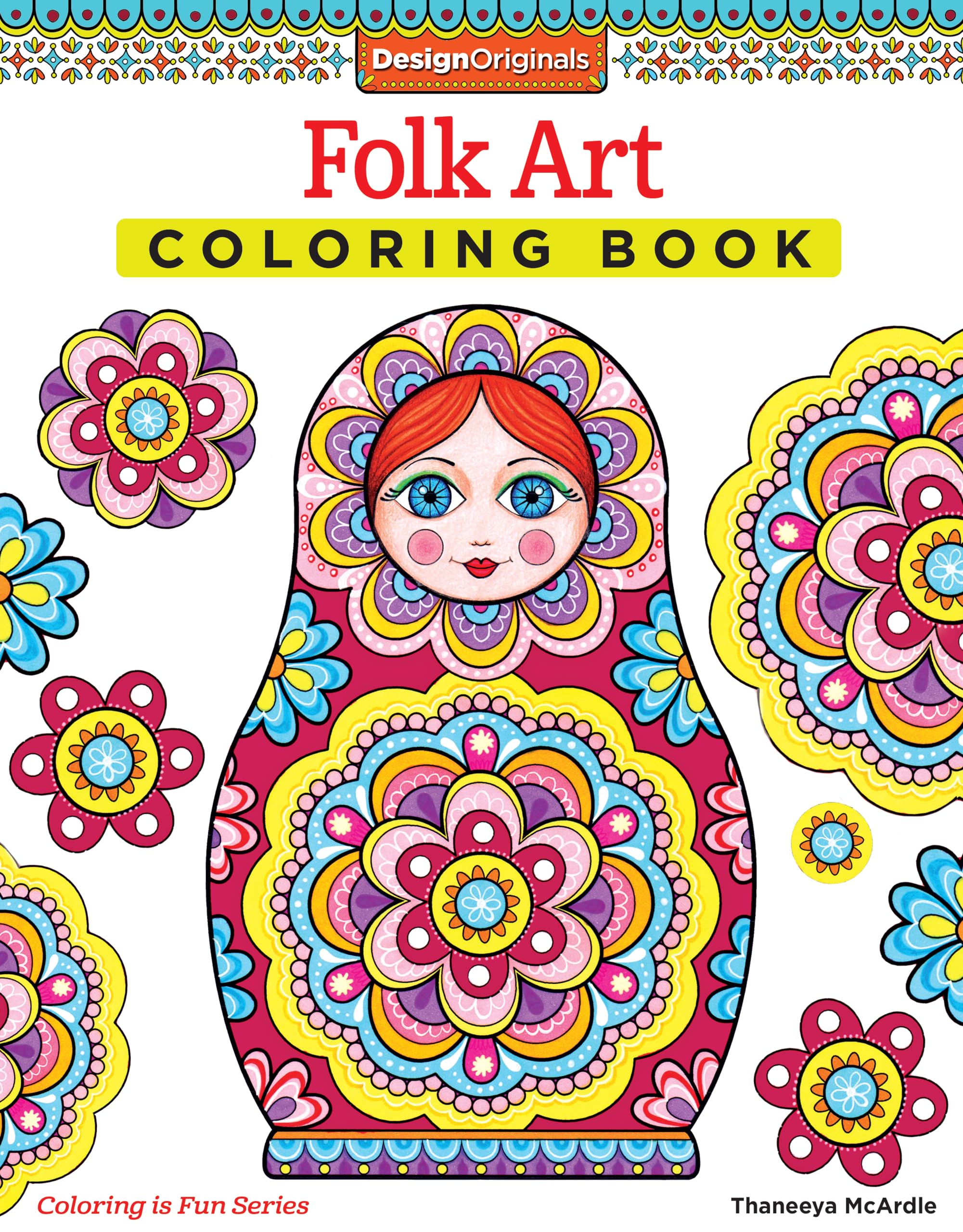 Folk Art Coloring Book (Coloring Is Fun) Film, Art & Culture