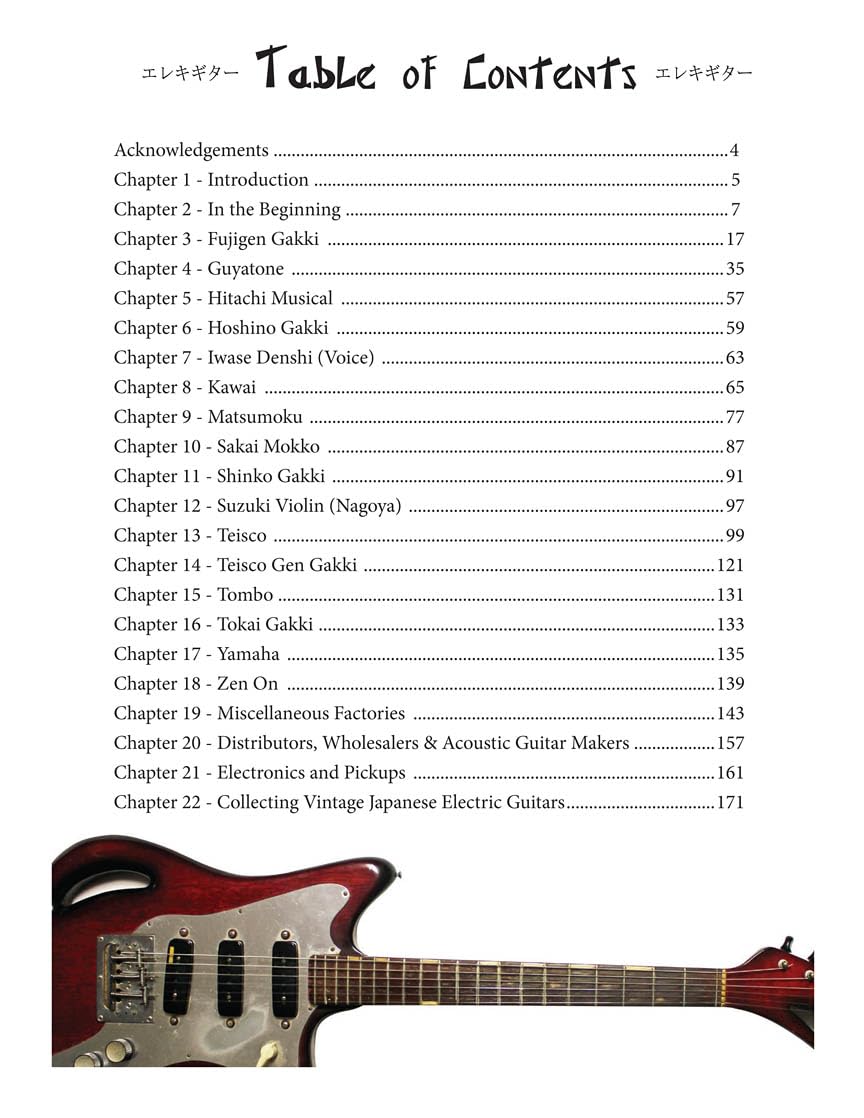 History of Japanese Electric Guitars Arts & Music