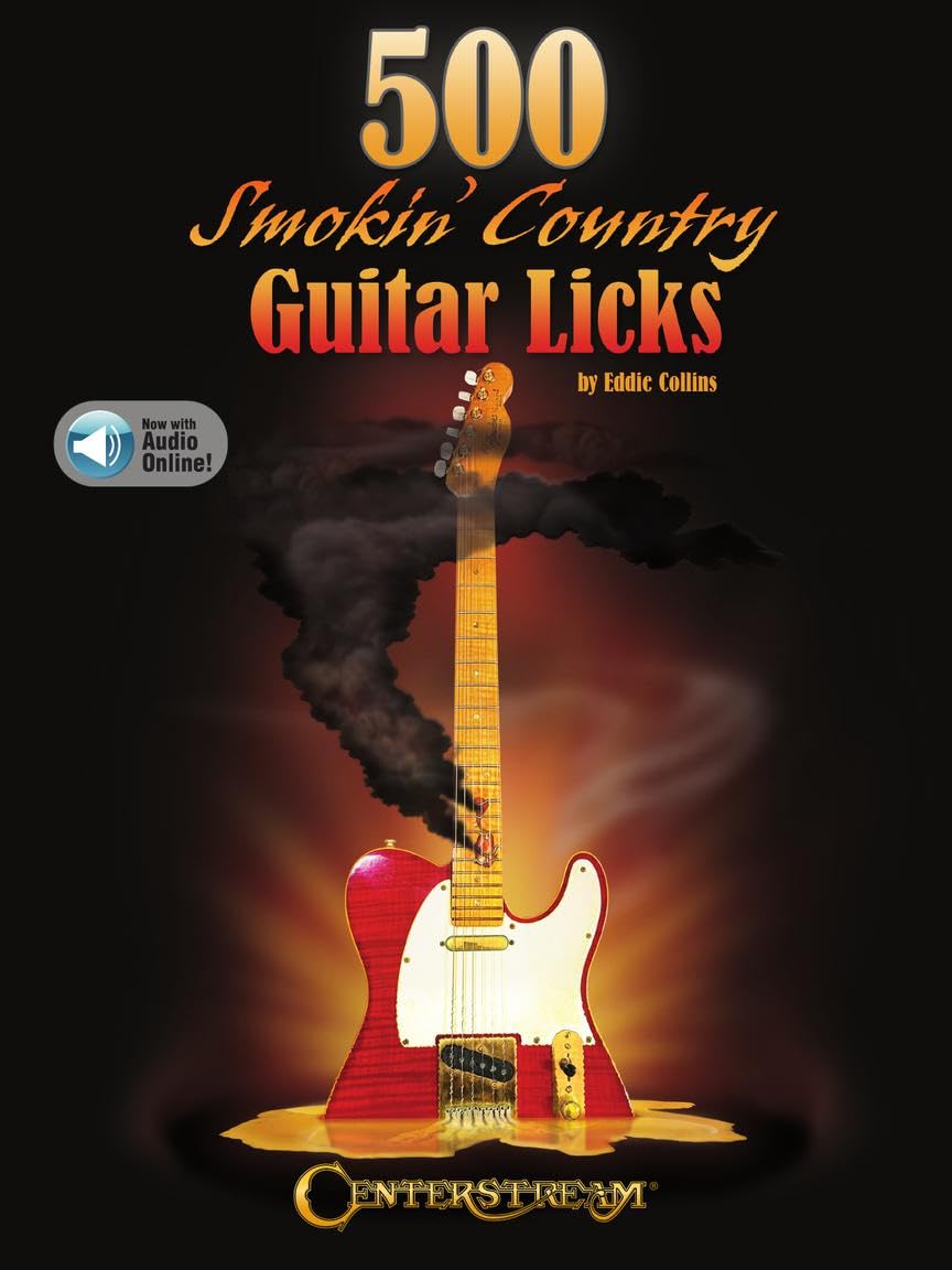 500 Smokin' Country Guitar Licks - Book/Online Audio Sheet Music
