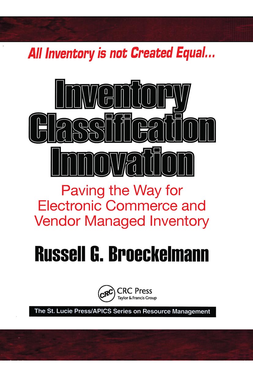 Inventory Classification Innovation Law Books