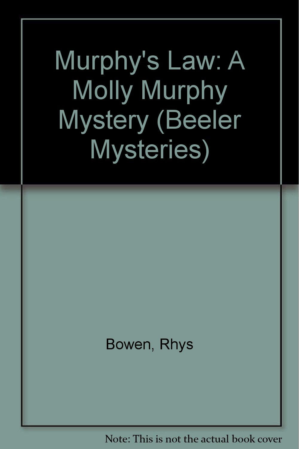 Murphy's Law: A Molly Murphy Mystery (Beeler Large Print Mystery Series) Essays & Short Stories