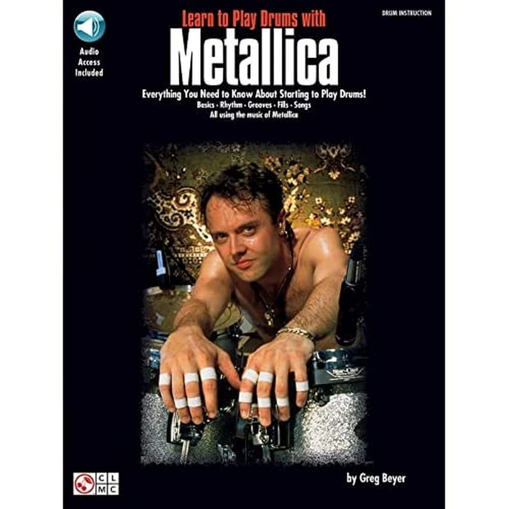 Learn to Play Drums with Metallica Book/Online Audio Sheet Music