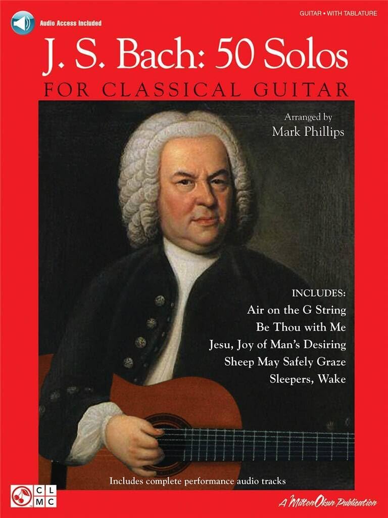 J.S. Bach - 50 Solos for Classical Guitar (Bk/Online Audio) book