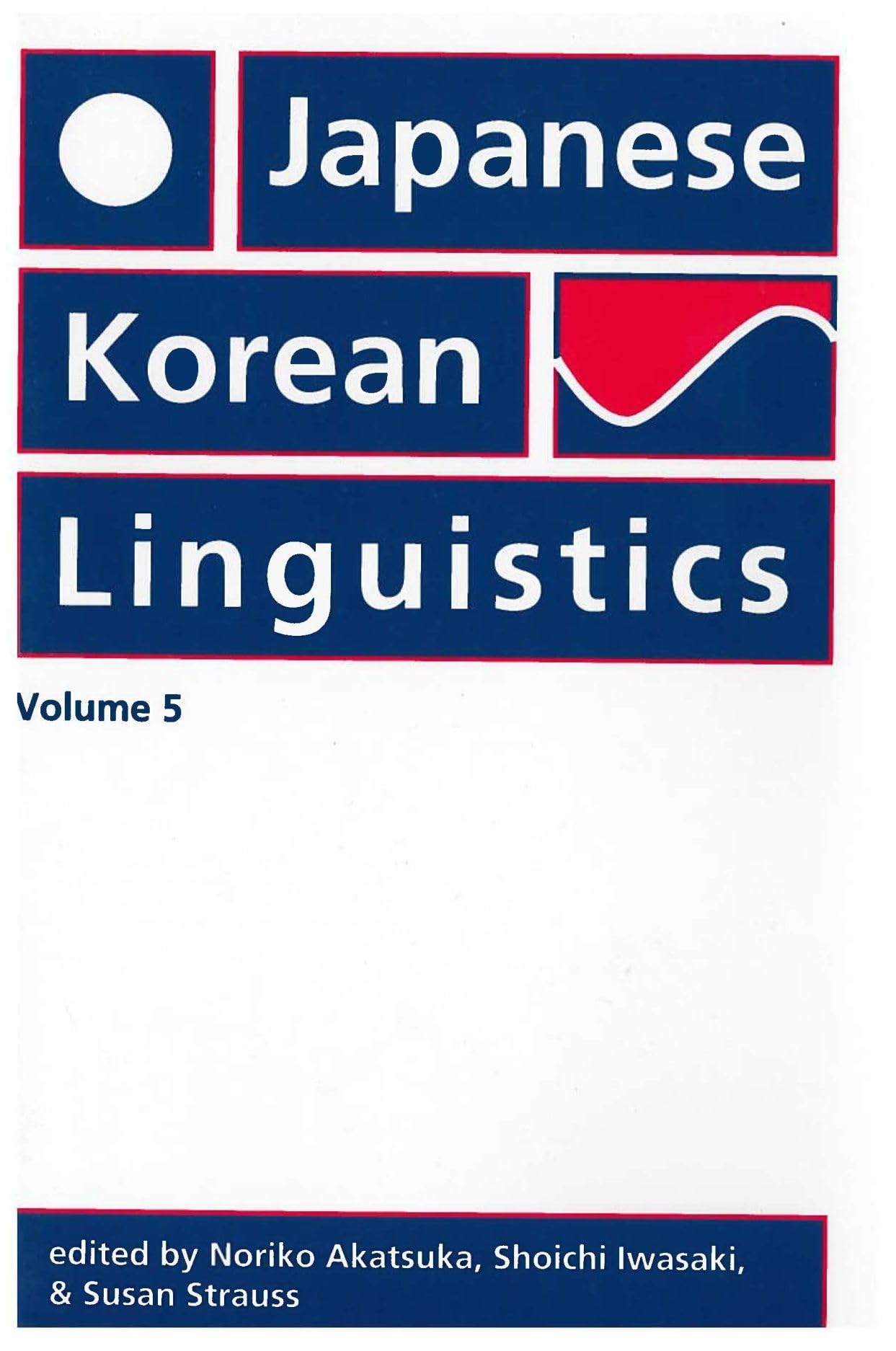 Japanese/Korean Linguistics (5) book