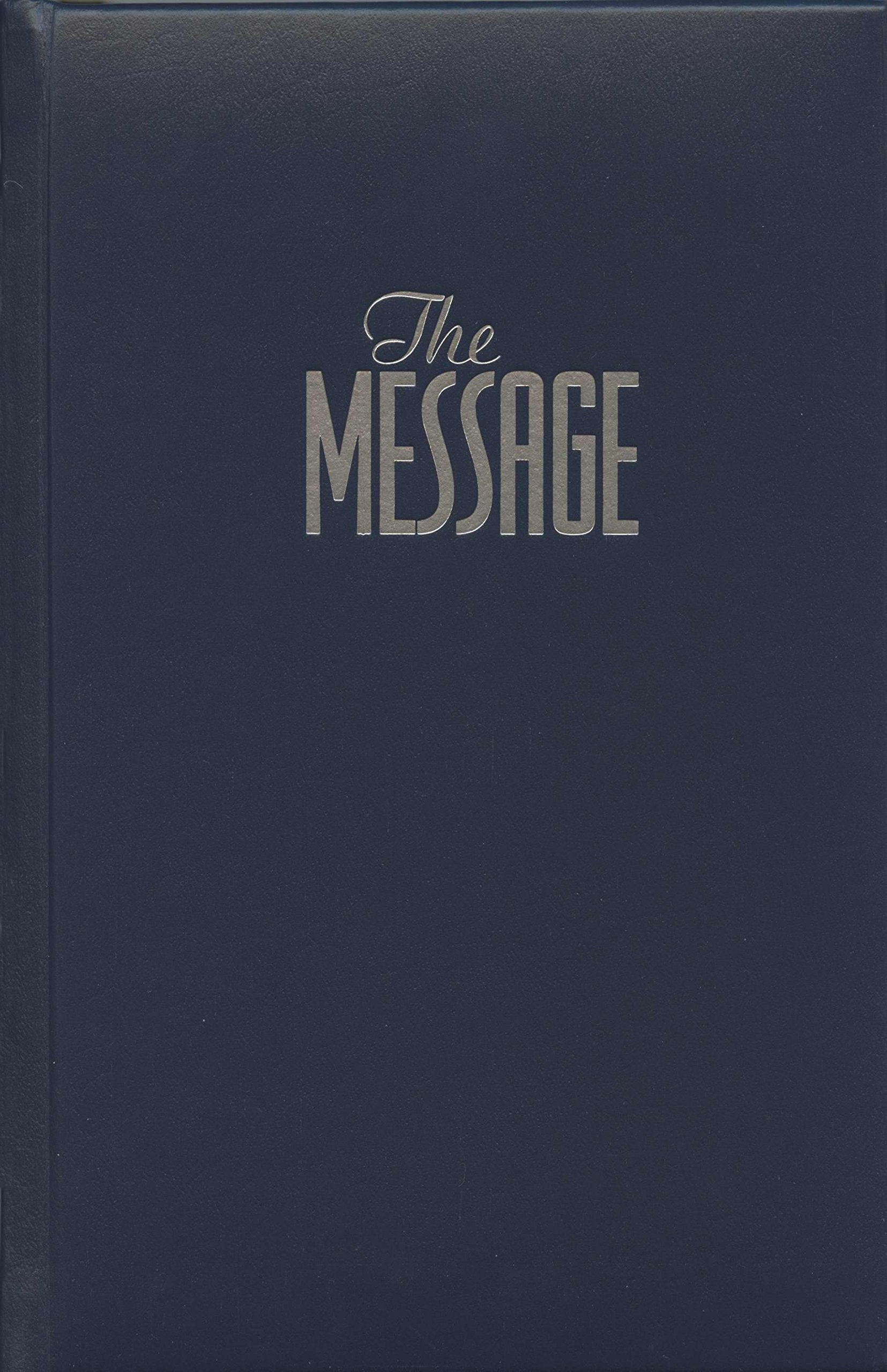 The Message: The Bible in Contemporary Language : Numbered Edition : Blue Leather Religion & Esotericism