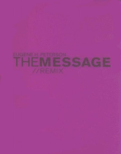The Message//Remix: The Bible in contemporary Language Hypercolor Purple book