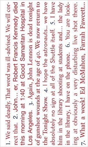 Product Image: Kenneth Goldsmith Seven American Deaths