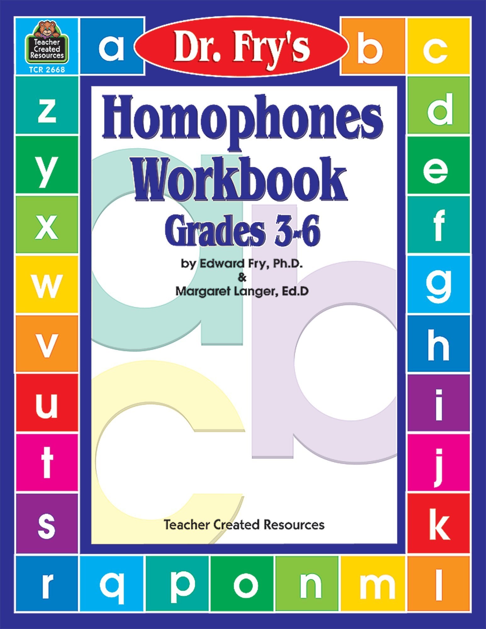 Homophones Workbook by Dr. Fry Education & Training