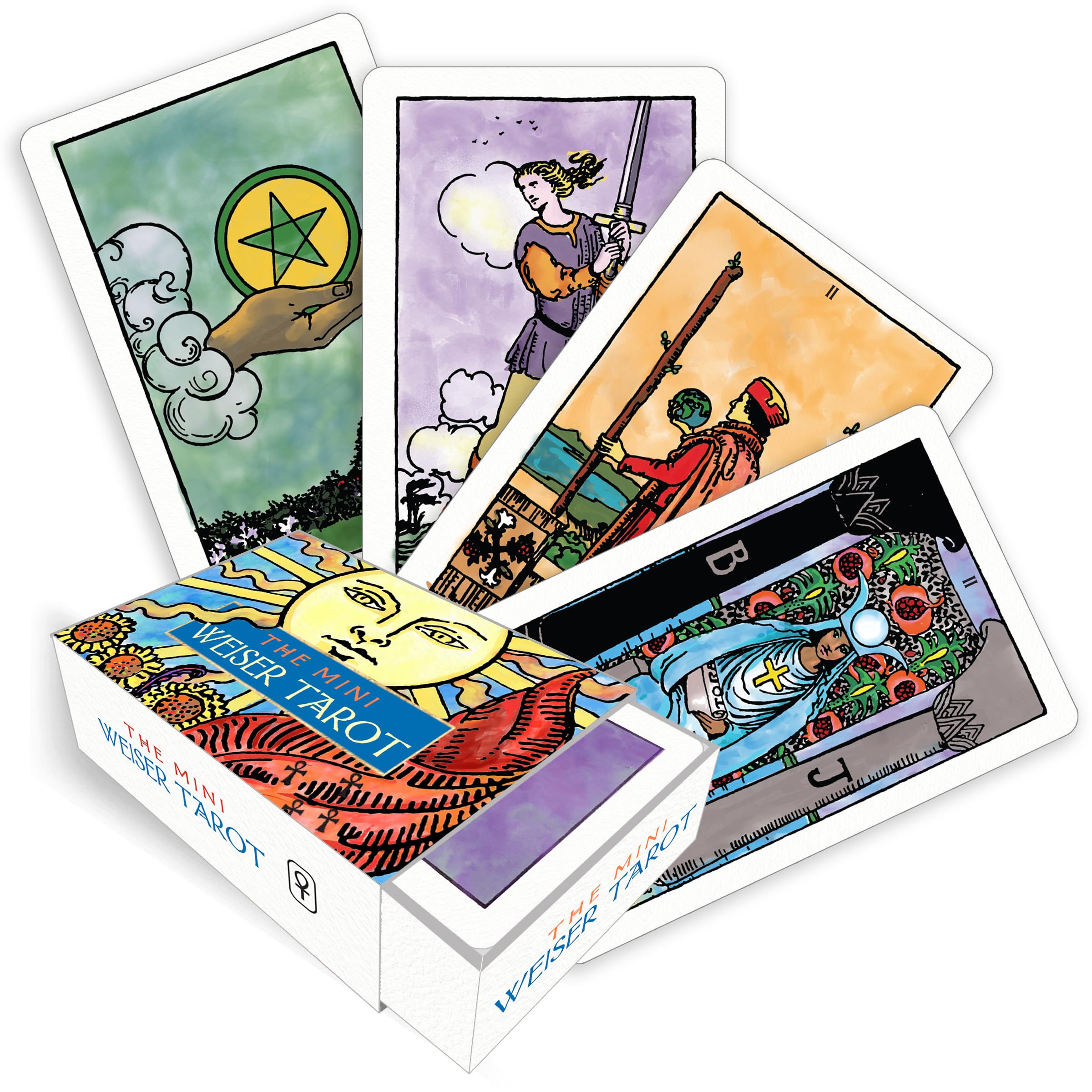 The Mini Weiser Tarot: A Miniature Edition of the Classic 1909 Waite-smith Deck (78 Full-color Cards) (The Weiser Tarot Collection) Business, Finance & Career
