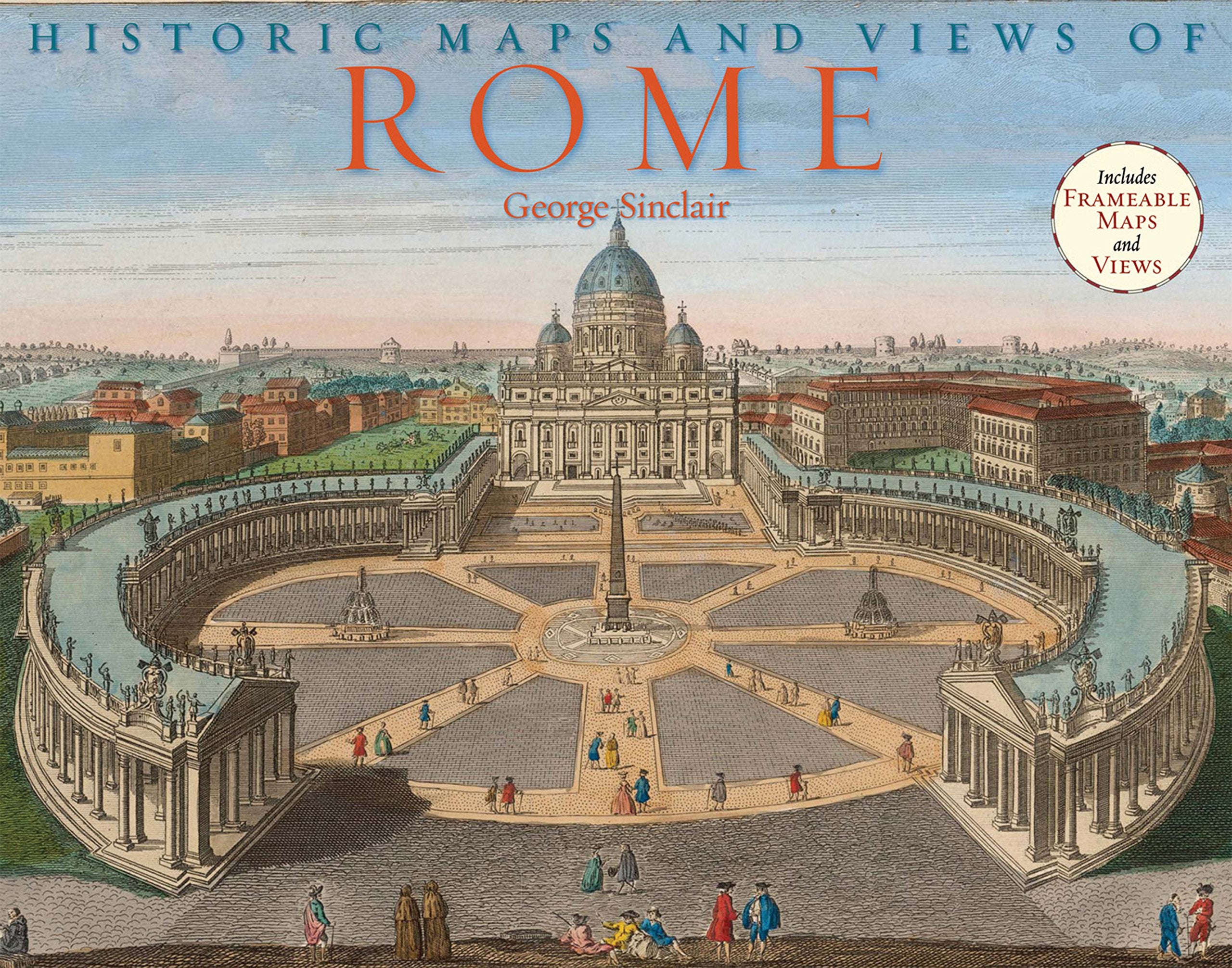 Historic Maps and Views of Rome: 24 Frameable Maps Hobbies & Crafts