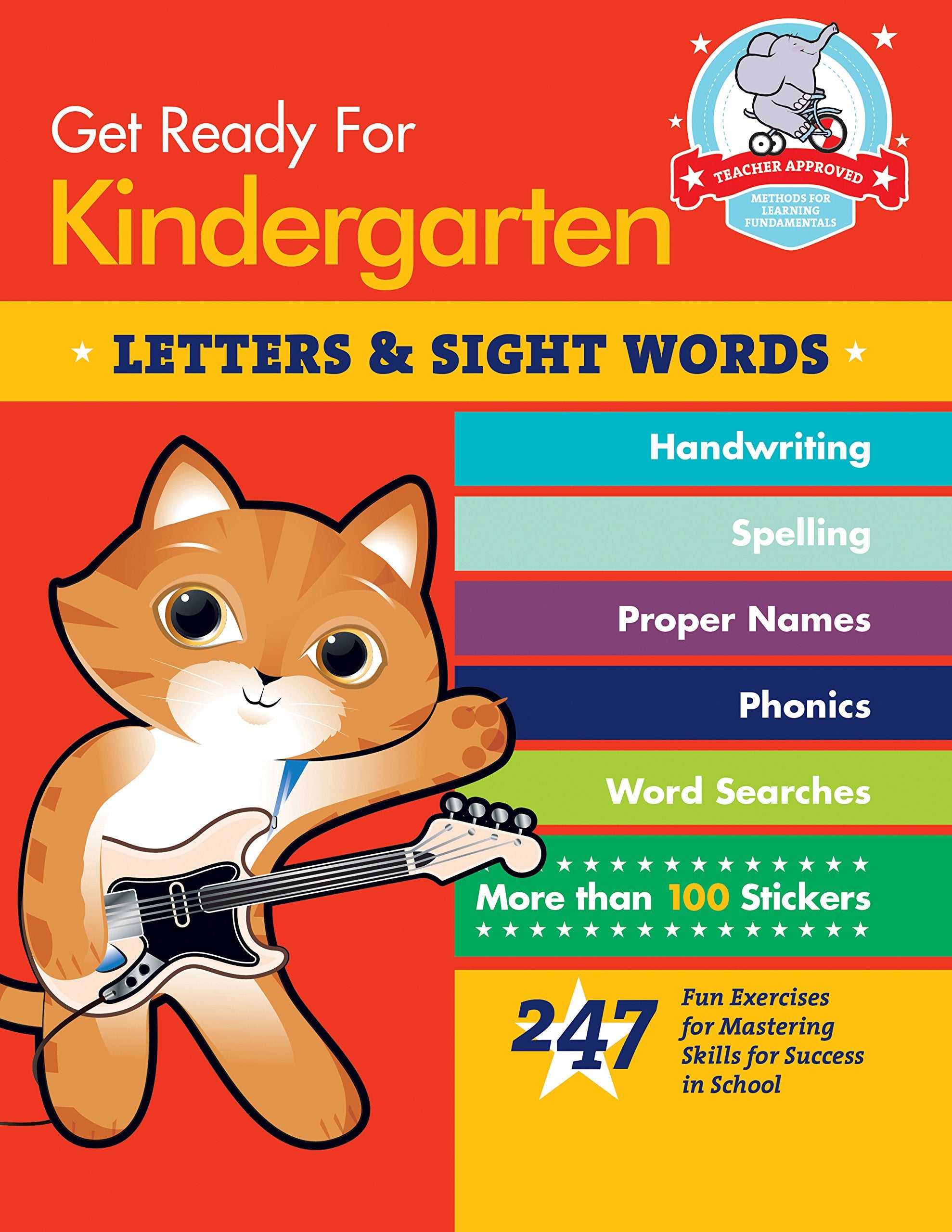 Get Ready for Kindergarten: Letters & Sight Words: 247 Fun Exercises for Mastering Skills for Success in School (Get Ready for School) Non-fiction