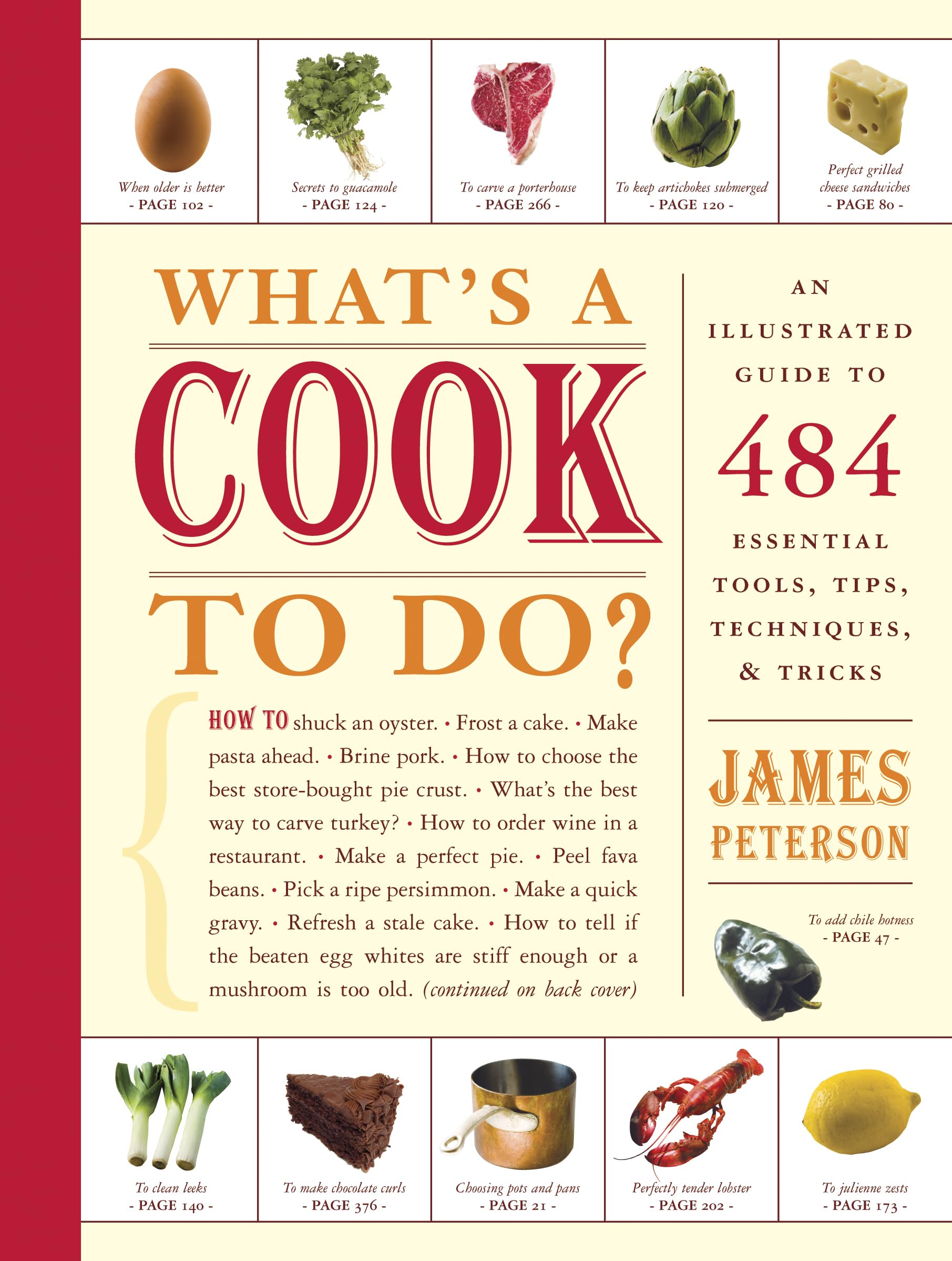 What's a Cook to Do?: An Illustrated Guide to 484 Essential Tips, Techniques, and Tricks Leisure, Home & Garden