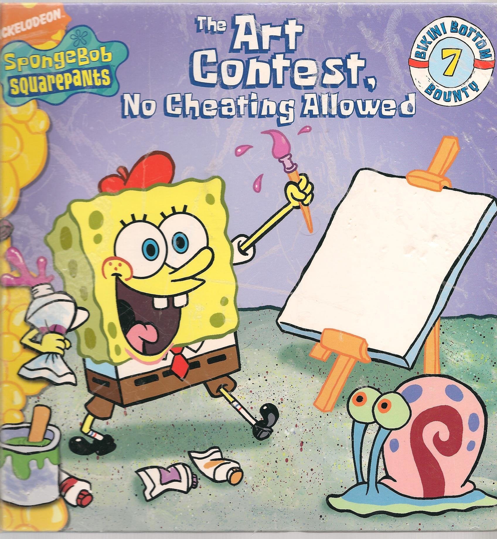 The Art Contest, No Cheating Allowed, SpongeBob Squarepants, Bikini Bottom Bounty 7 (Nickelodeon, bikini bottom bounty 7) book