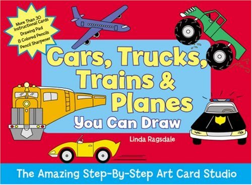 Cars, Trucks, Trains & Planes You Can Draw (The Amazing Step-by-step Art Card Studio) Non-fiction