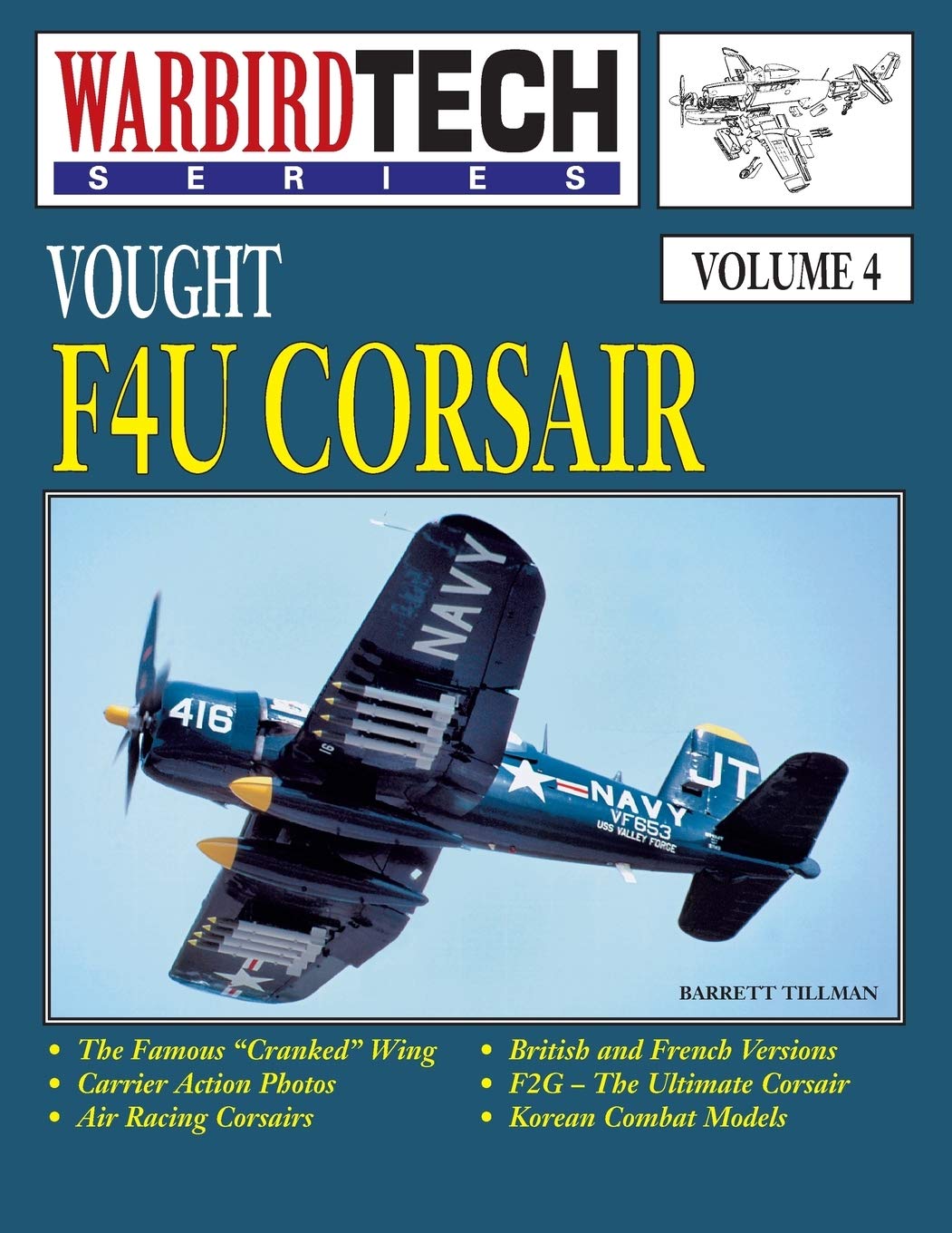 Vought F4u Corsair- Warbirdtech Vol. 4 book
