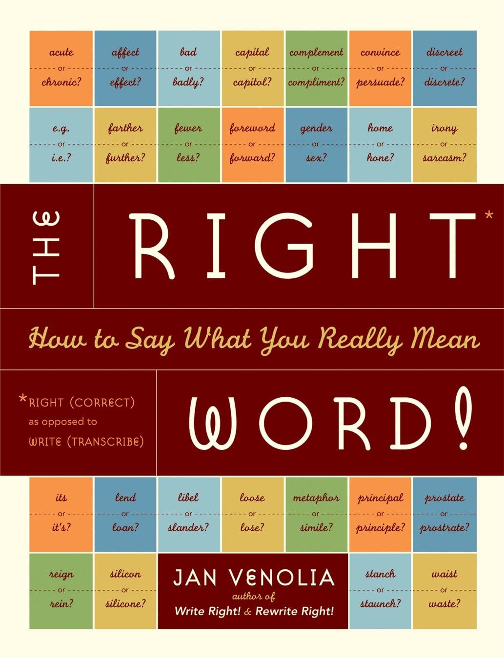 The Right Word!: How to Say What You Really Mean book