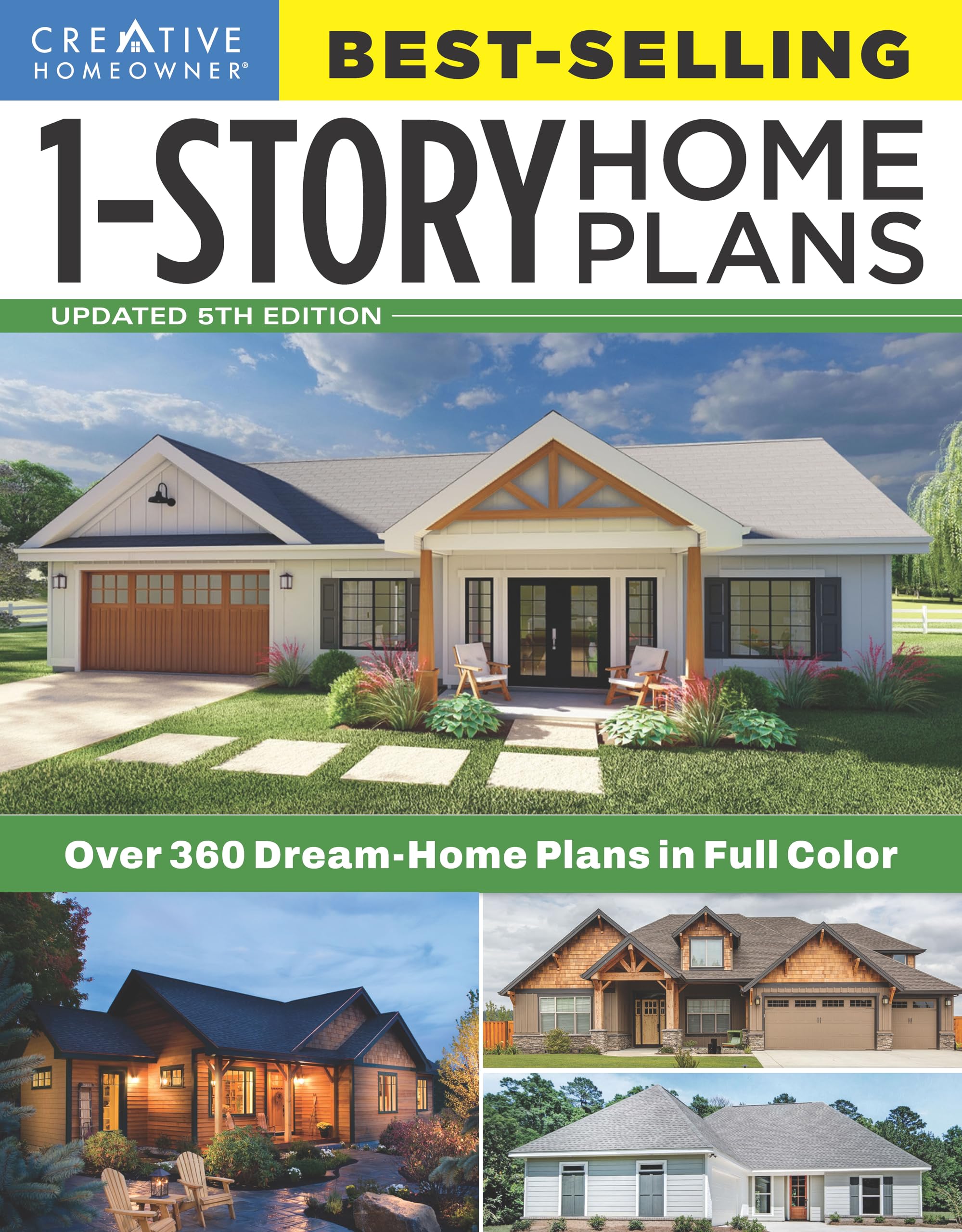 Best-Selling 1-story Home Plans: Over 360 Dream-Home Plans in Full Color Hobbies & Crafts