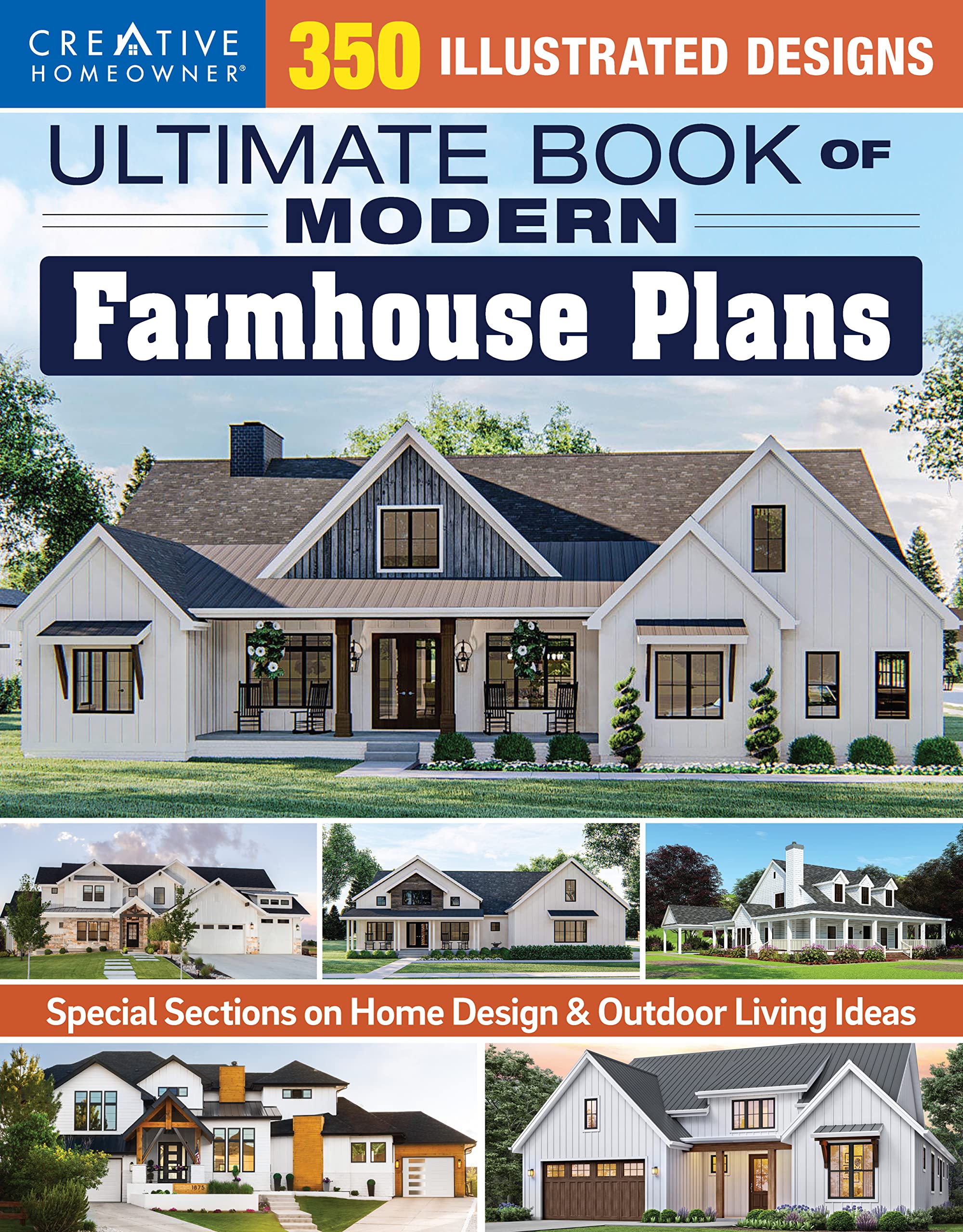 Ultimate Book of Modern Farmhouse Plans: 350 Illustrated Designs Architecture