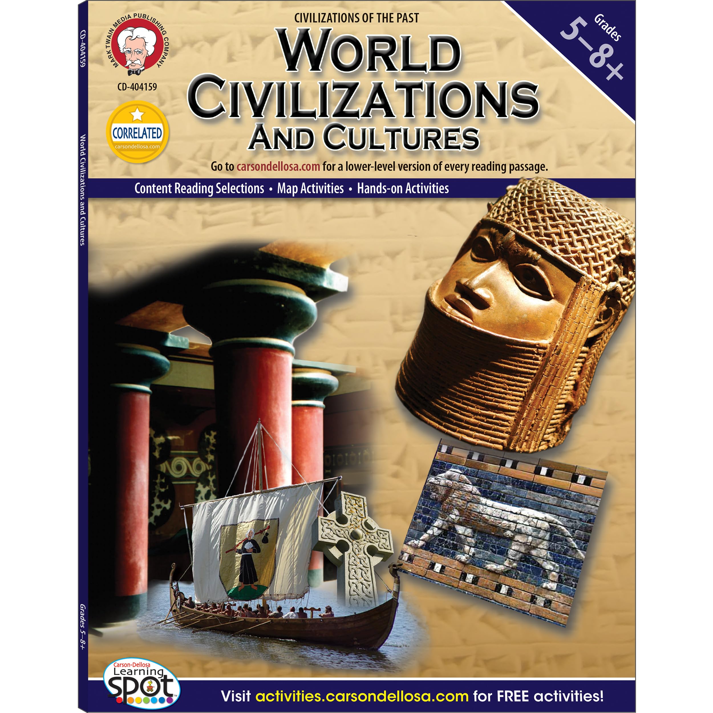 World Civilizations and Cultures, Grades 5-8+ (World History) Non-fiction