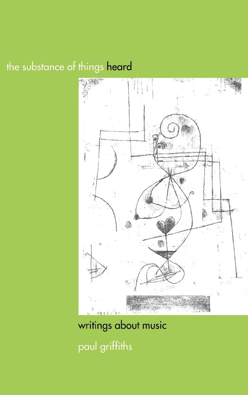 The Substance of Things Heard Arts & Music Books