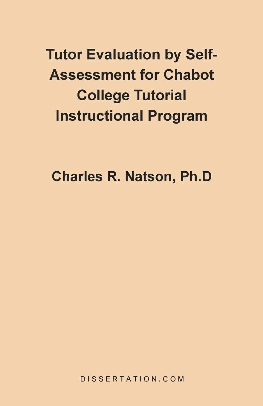 Tutor Evaluation by Self-Assessment for Chabot College Tutorial Instructional Program Study Guides