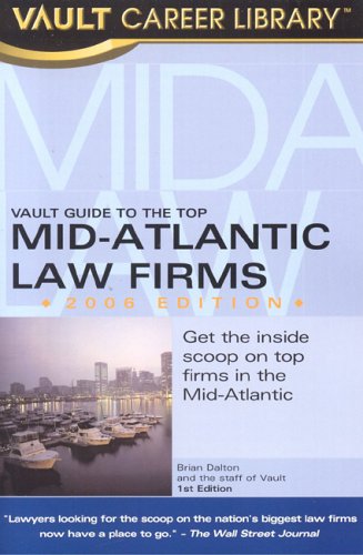 Vault Guide To The Top Mid-atlantic Law Firms Law