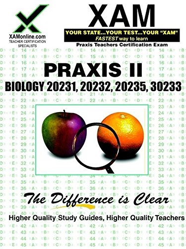 Praxis Biology 20321, 20232, 20235, 30233: Teacher Certification Exam Study Guides
