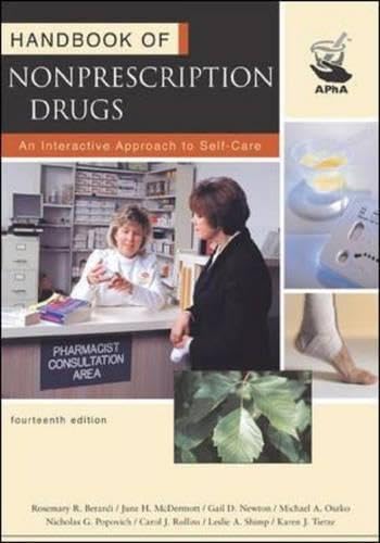 Handbook of Nonprescription Drugs: An Interactive Approach to Self-Care Medicine