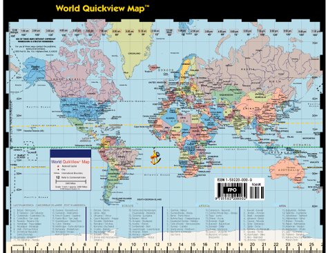 Quikview Map of the United States and World Non-fiction