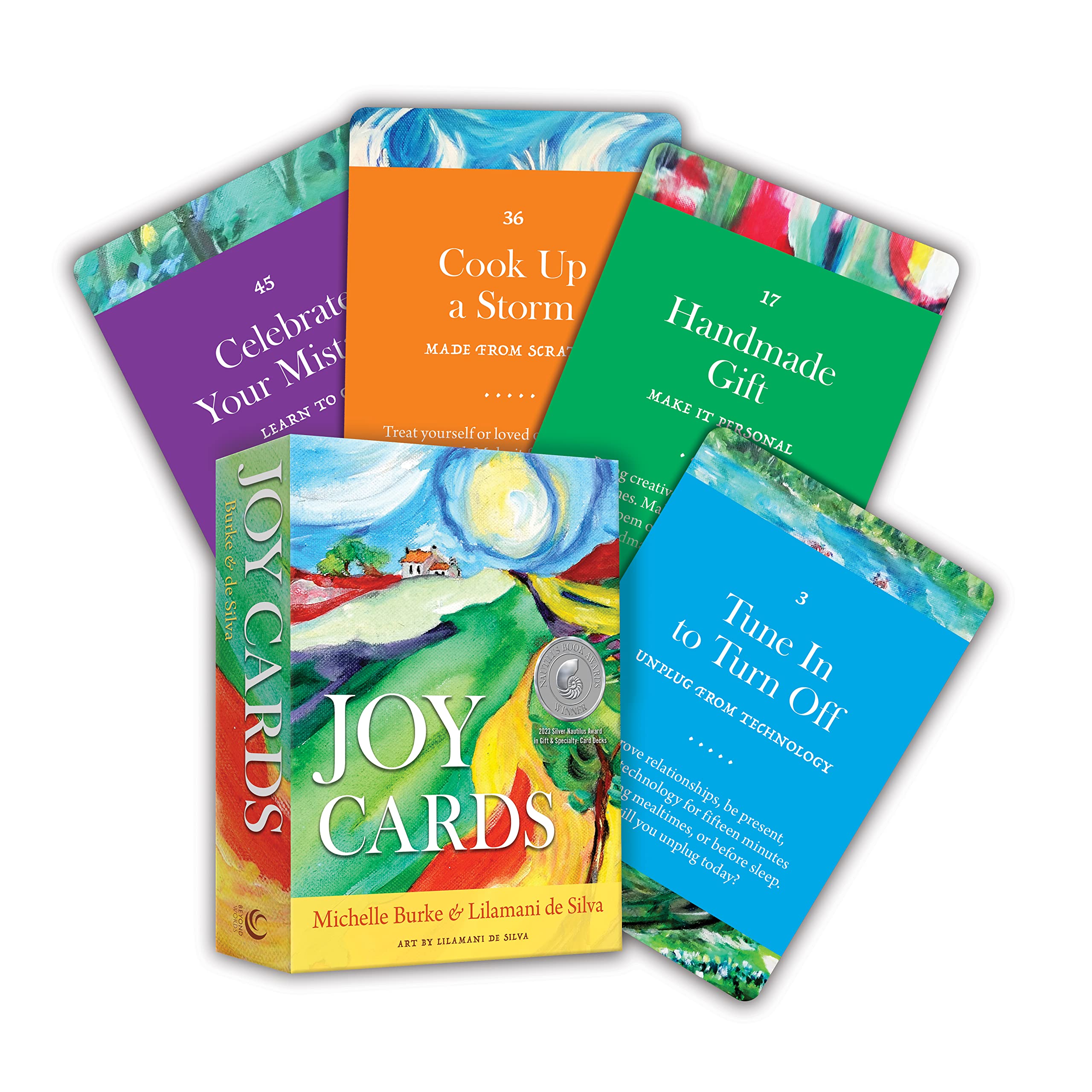 Joy Cards: 48 Self-Care Cards to Reduce Stress and Increase Mental Wellness Medicine