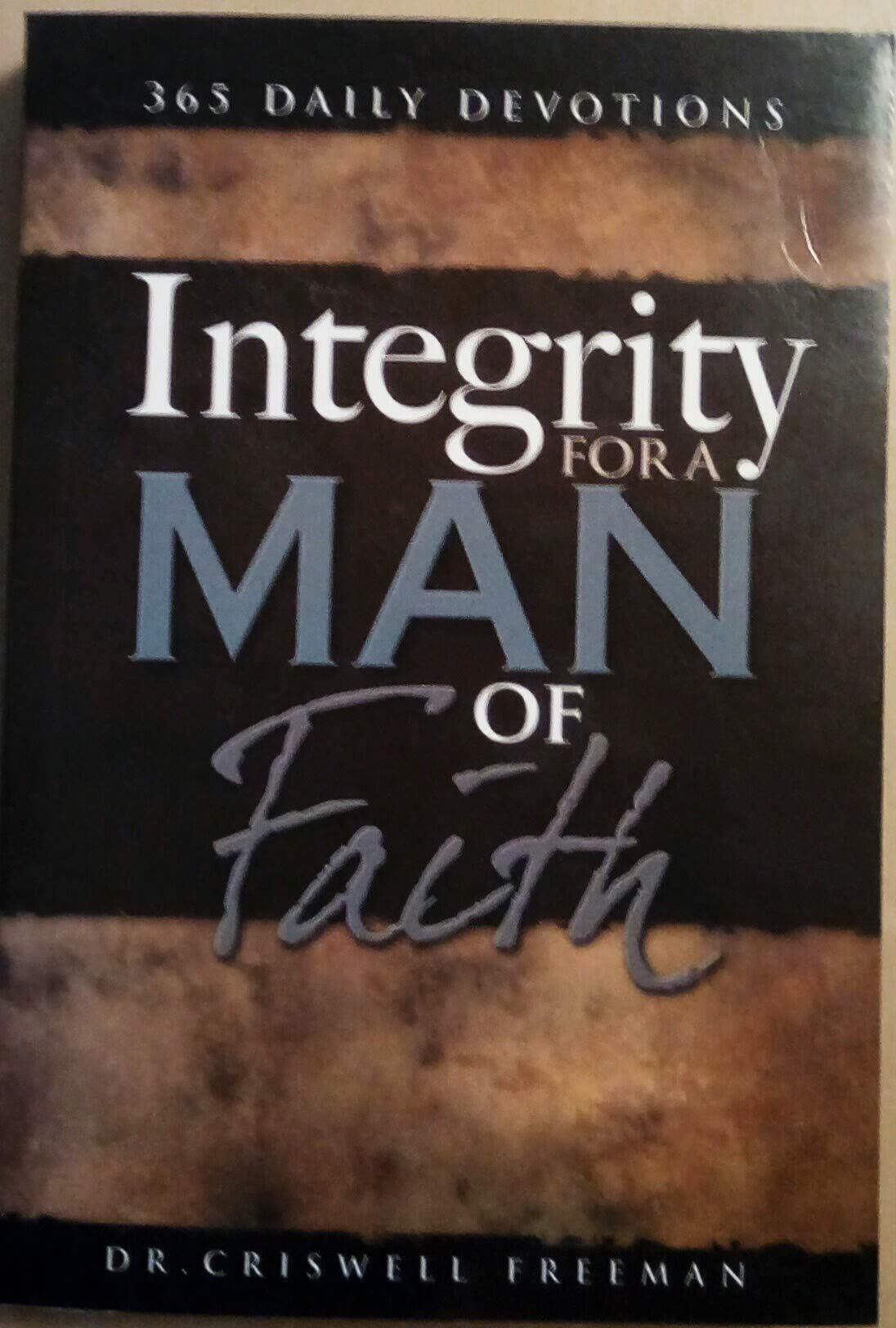 Integrity for a Man of Faith Books