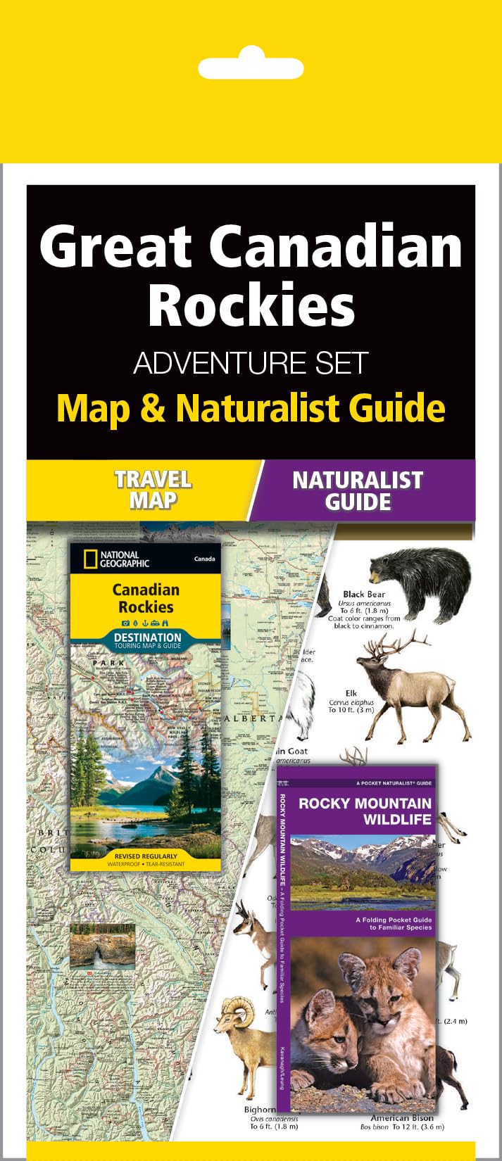 Great Canadian Rockies Adventure Set: Travel Map & Wildlife Guide Mathematics