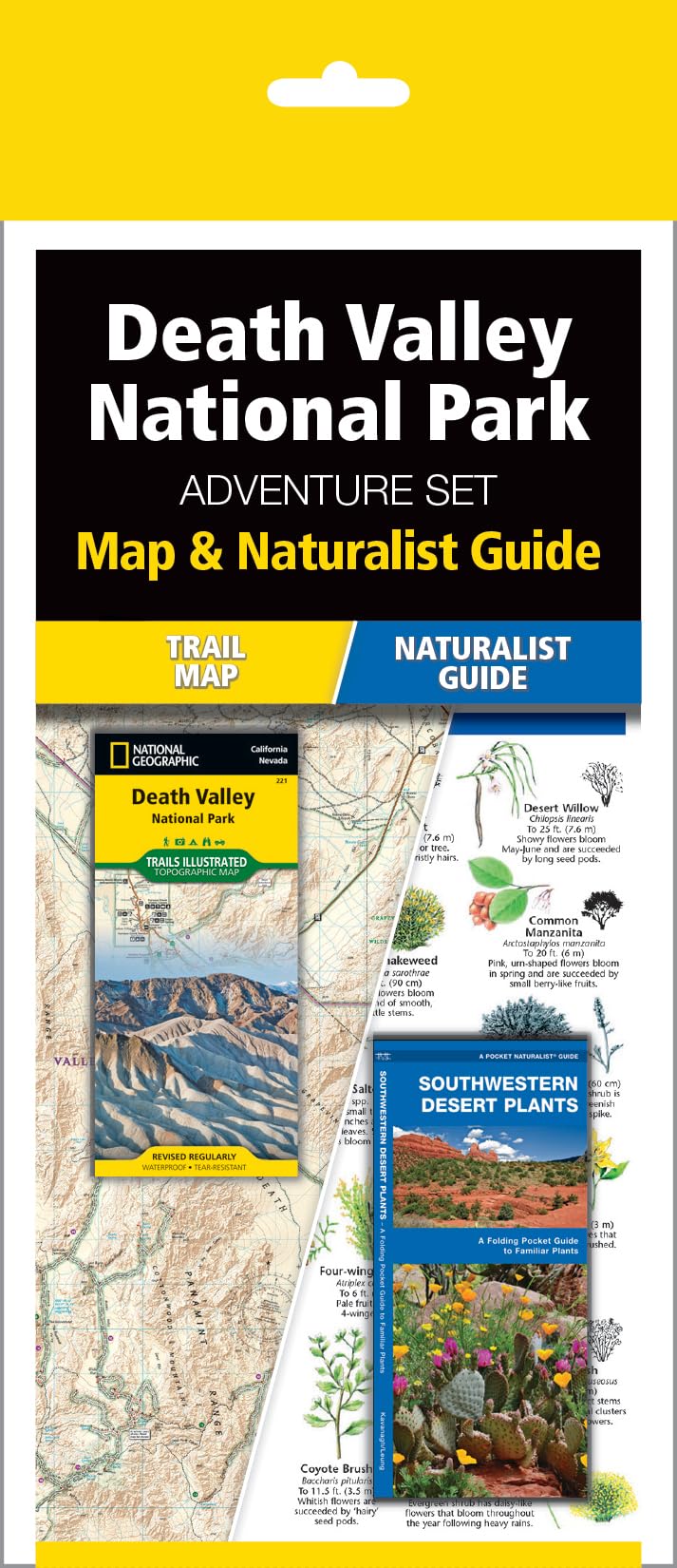 Death Valley National Park Adventure Set: Map & Naturalist Guide: Trail Map & Wildlife Guide Leisure, Home & Garden