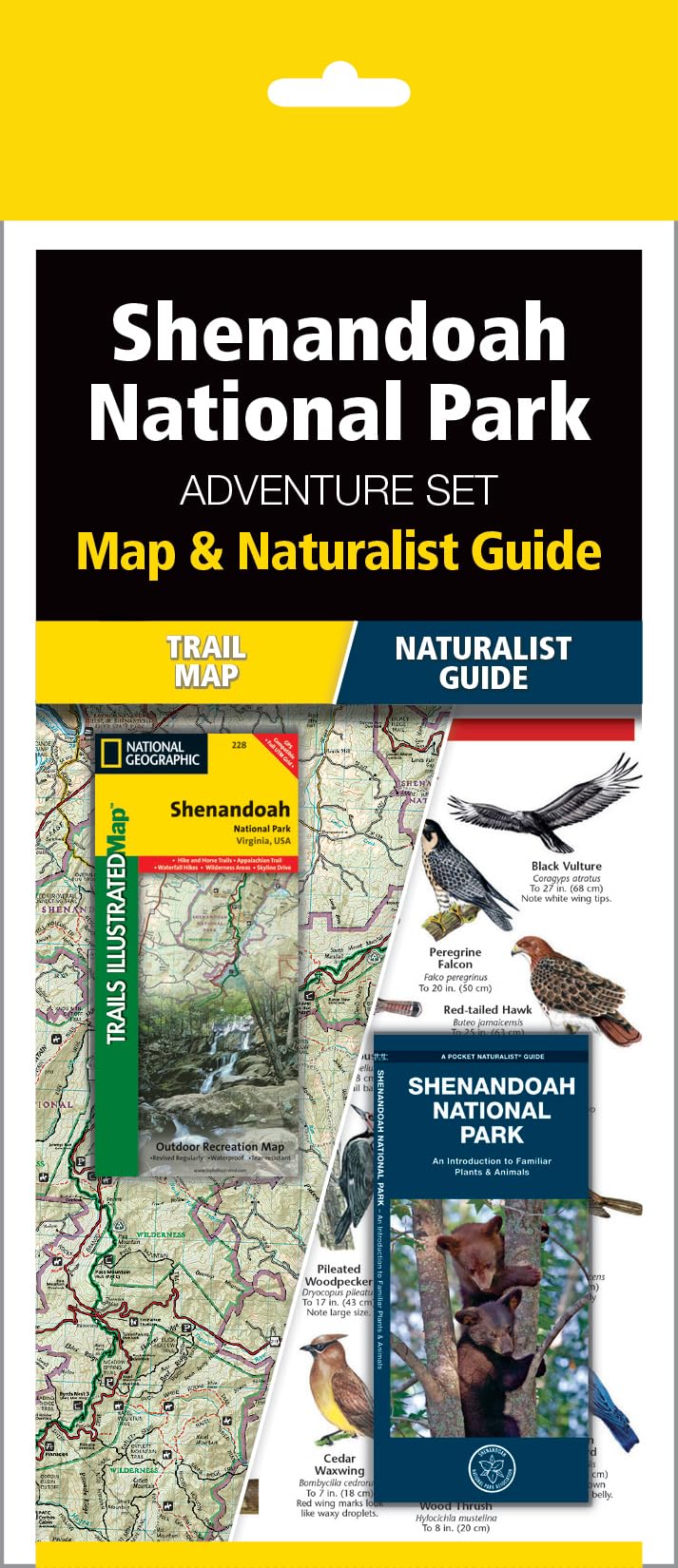 Shenandoah National Park Adventure Set: Map & Naturalist Guide: Trail Map & Wildlife Guide Leisure, Home & Garden